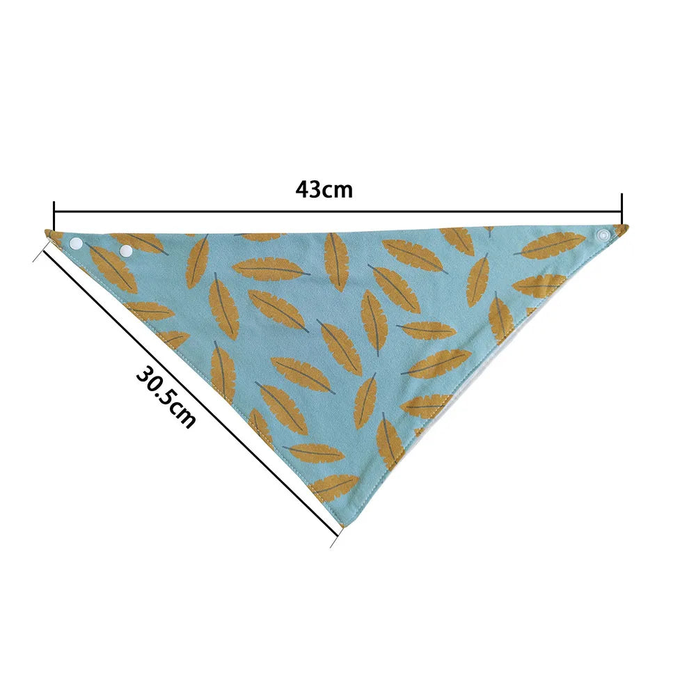 8-Pack Baby Bibs | Soft Cotton Triangle Burp Cloths for Infants