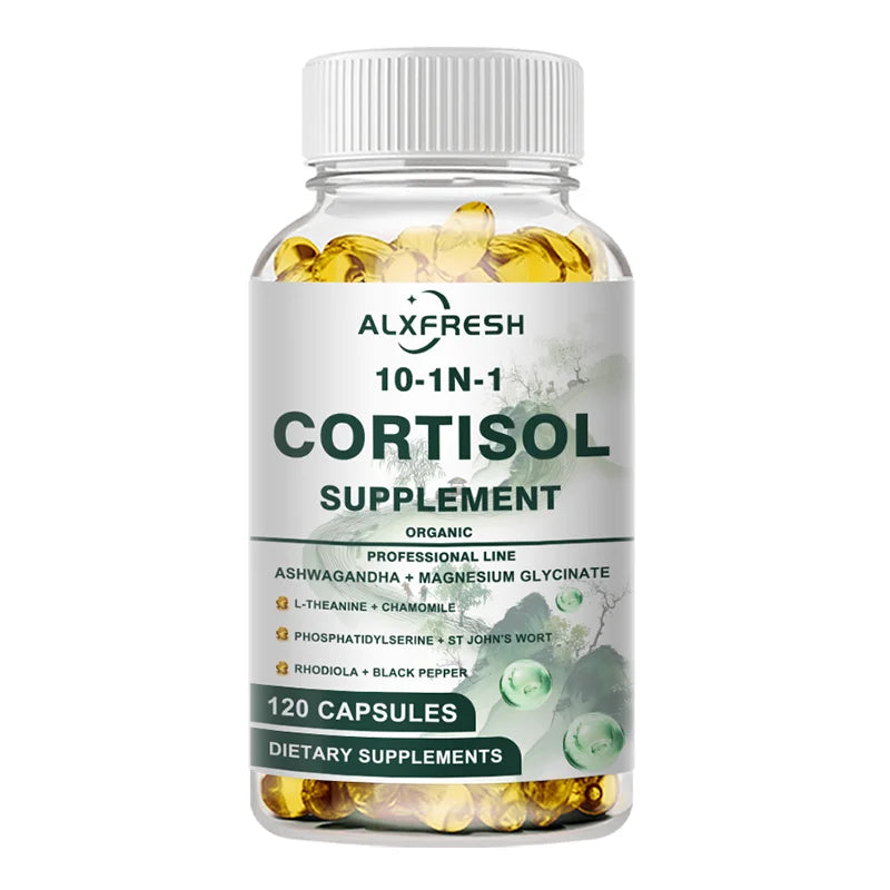 Cortisol Capsules for Relaxation & Sleep Support | Feel Stress-Free