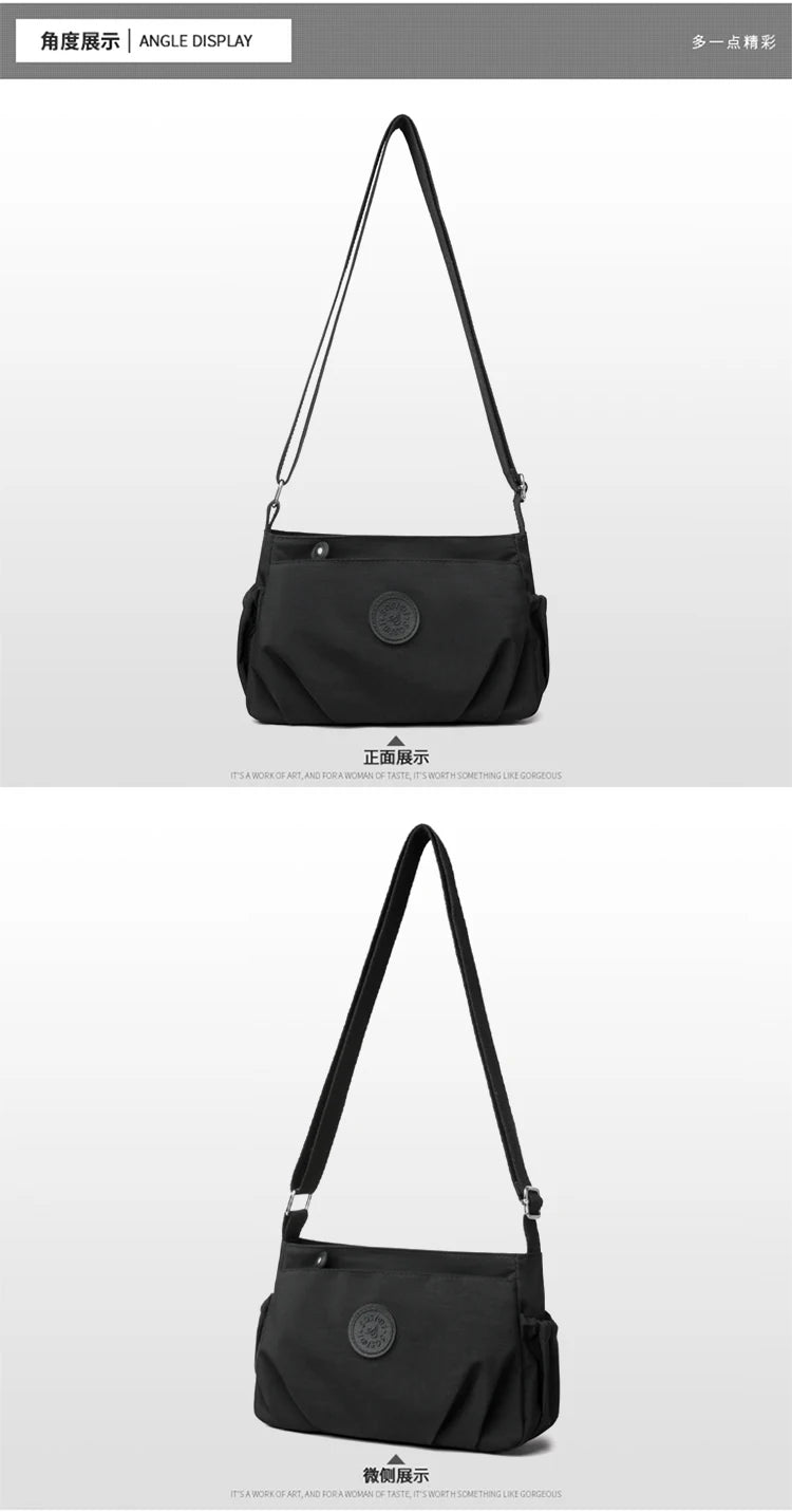 Lightweight Solid-Color Women's Shoulder Bag | Versatile Casual Style