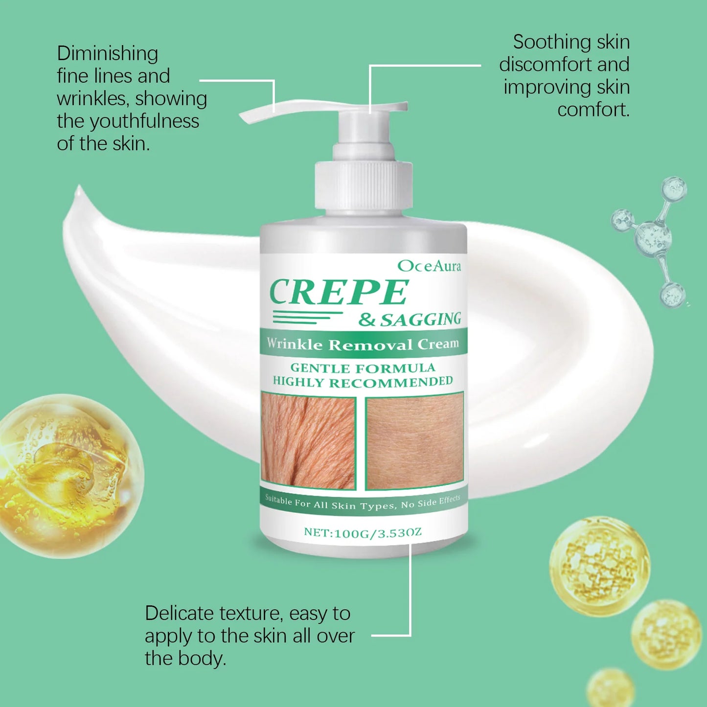 Skin Tightening Cream & Firming Body Lotion | Rejuvenate & Lift