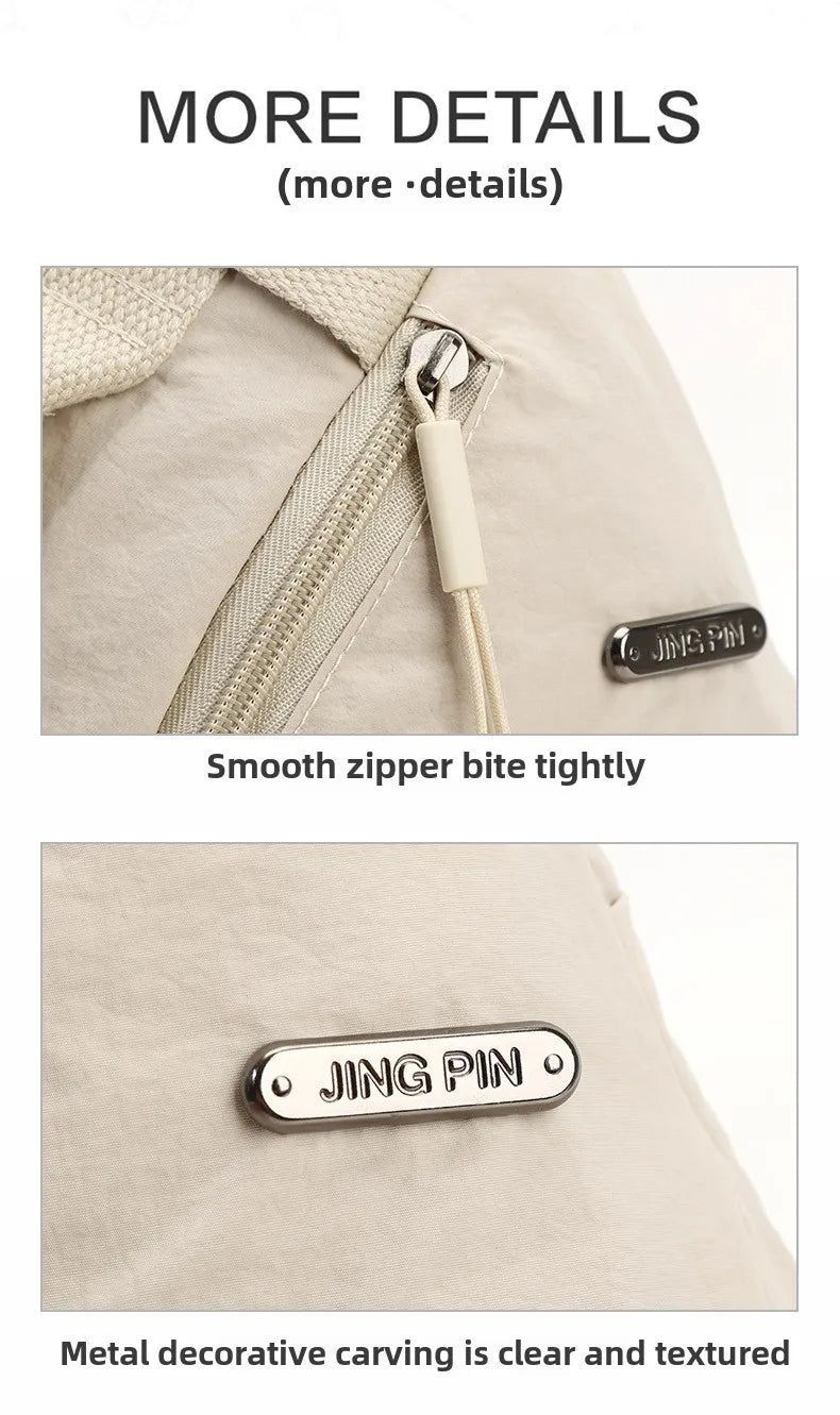 Versatile Nylon Zipper Waist Pack | Stylish Chest Bag for All