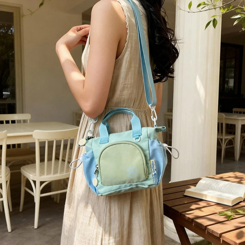 Elegante Bolso de Hombro Color Block | Bandolera Versátil para Mujer