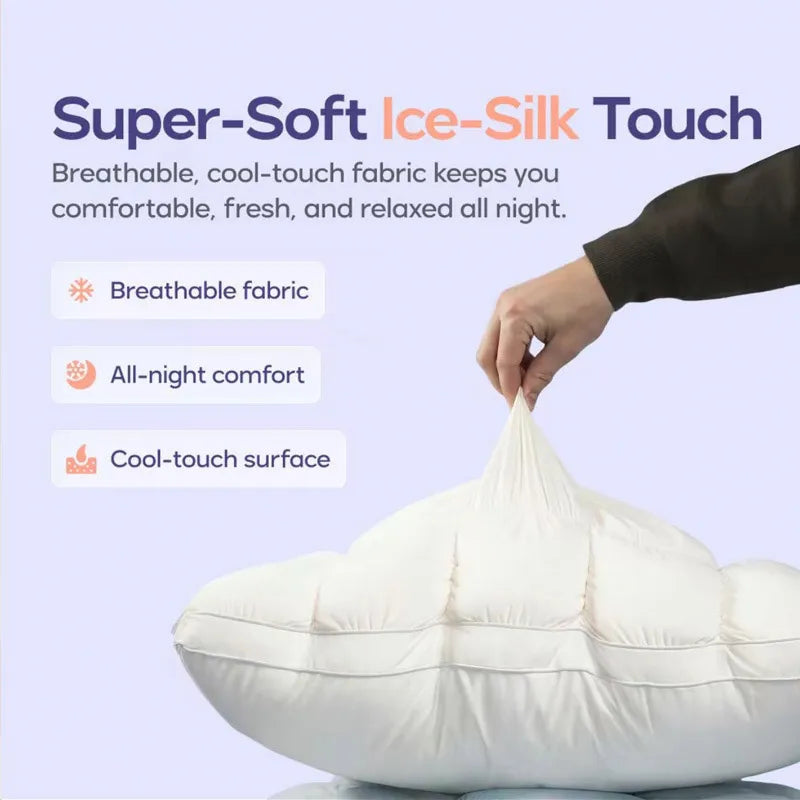 High Elastic Cervical Neck Support Pillow | Cloud Puff Comfort