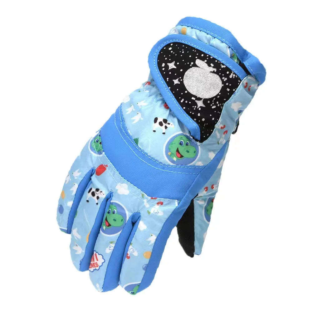 Winter Warm Snowboarding Ski Gloves for Kids | Waterproof & Breathable