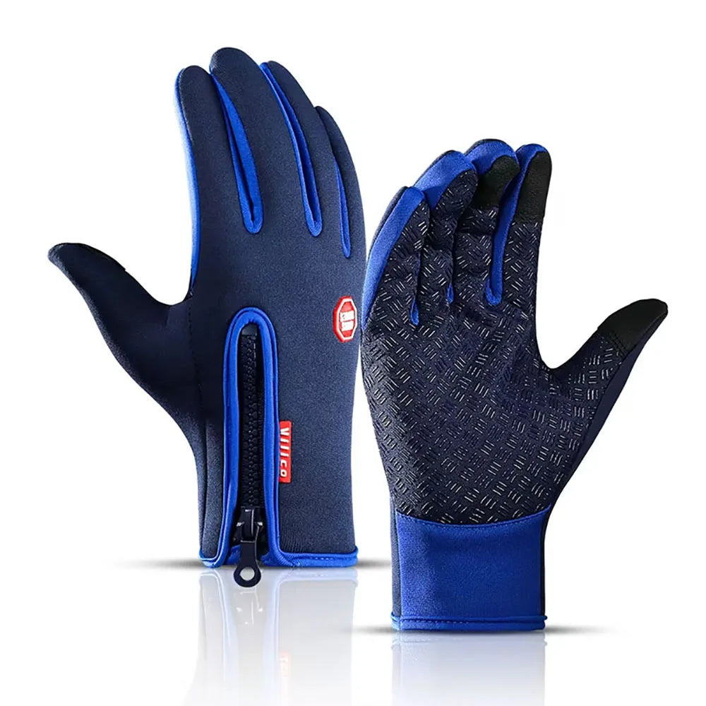 Guantes de invierno para ciclismo/esquí | Resistentes a la humedad y compatibles con pantalla táctil, cálidos