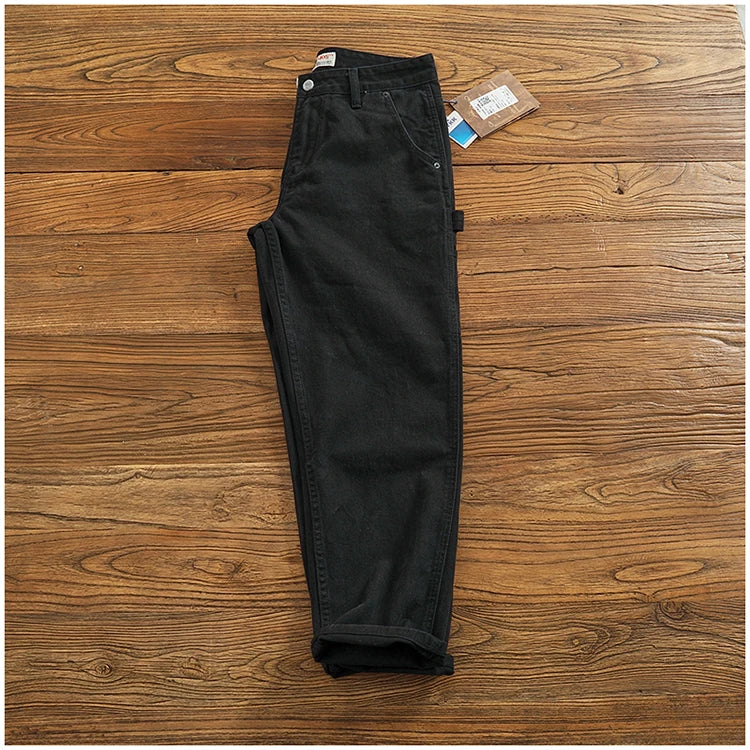 Men's Casual Cotton Twill Cargo Pants | Retro Trendy Style
