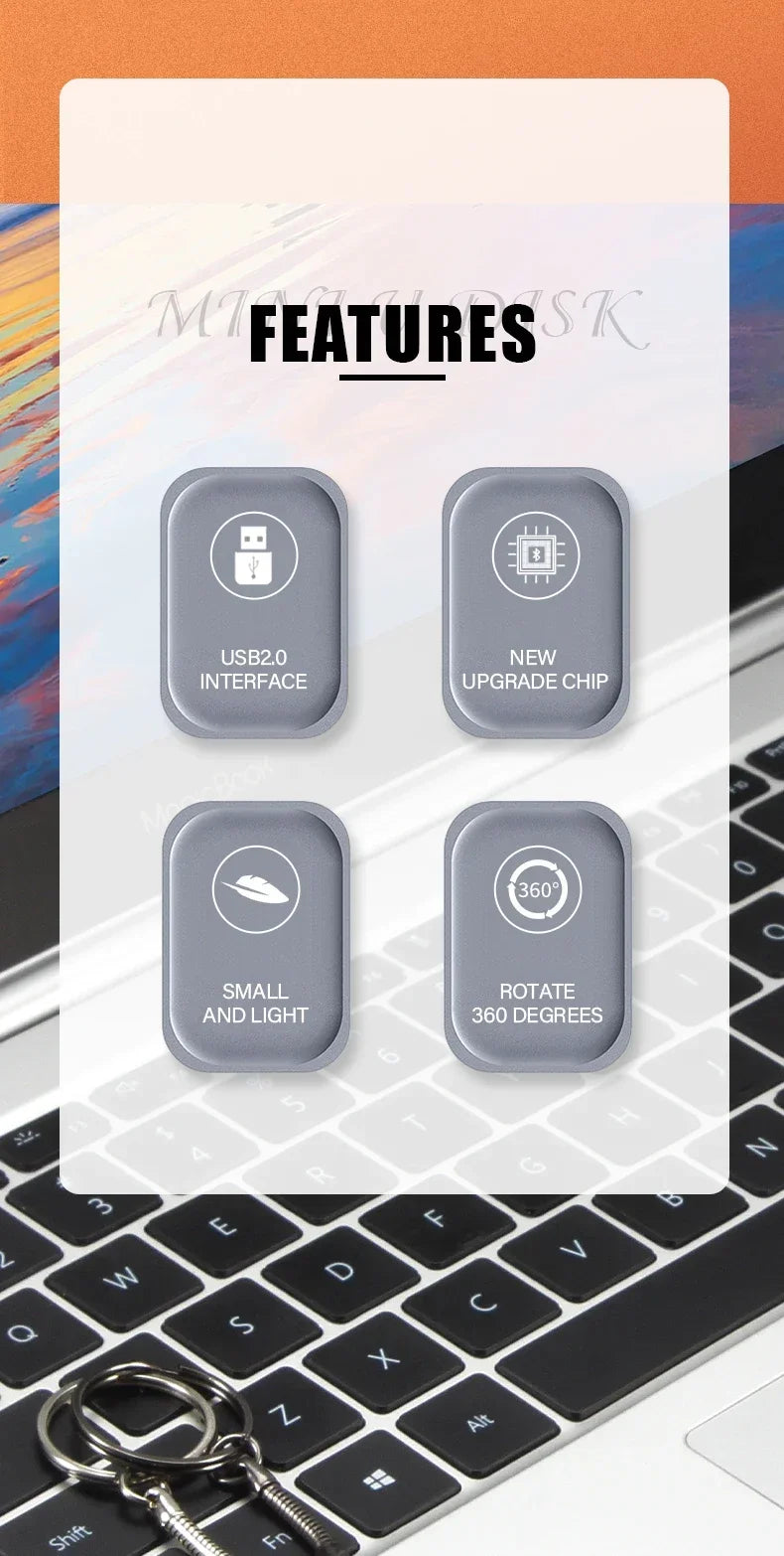 Dual TYPE-C Metal USB Flash Drive | Reliable Memory Storage