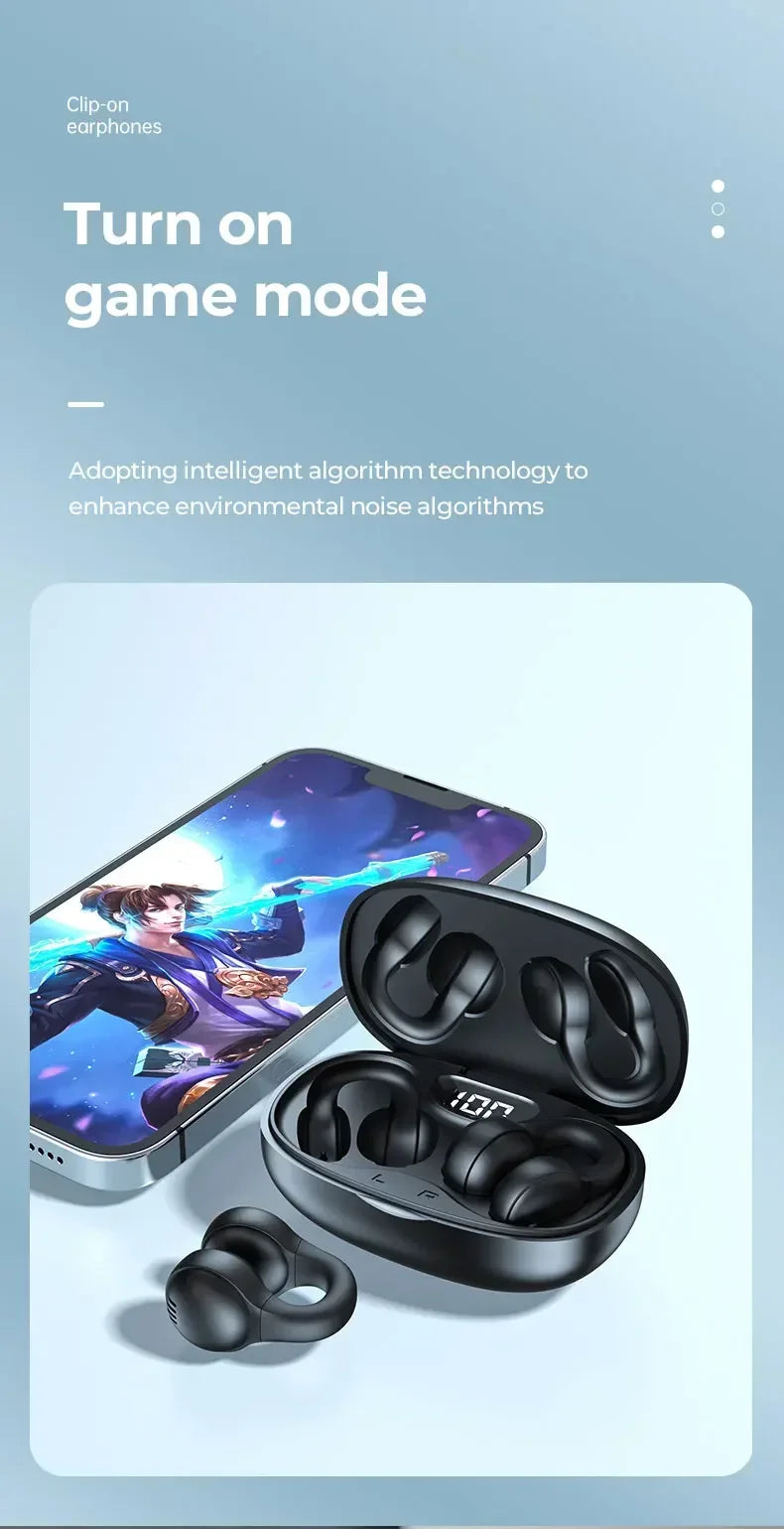 Bone Conduction Waterproof Bluetooth Headphones for Sports