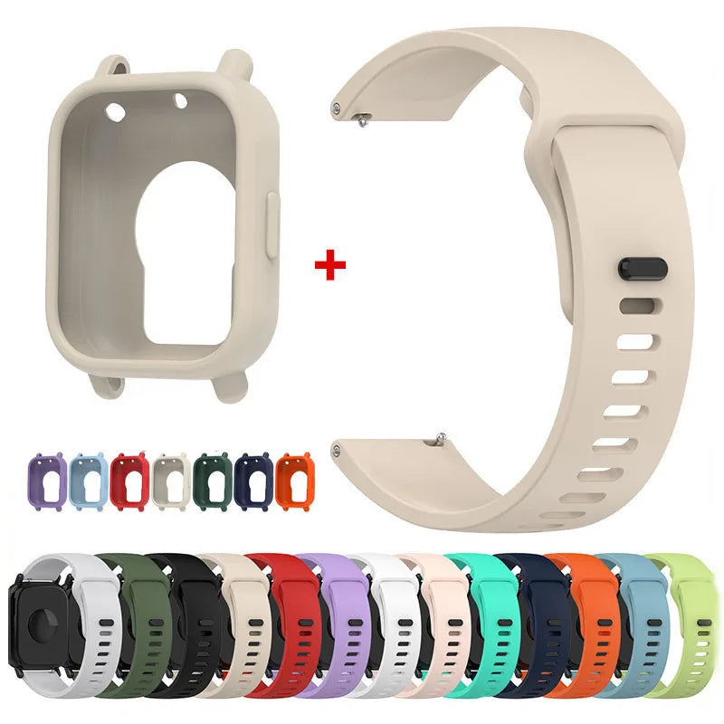 Sporty Watch Strap & Case for Smartwatches | Adjustable & Durable