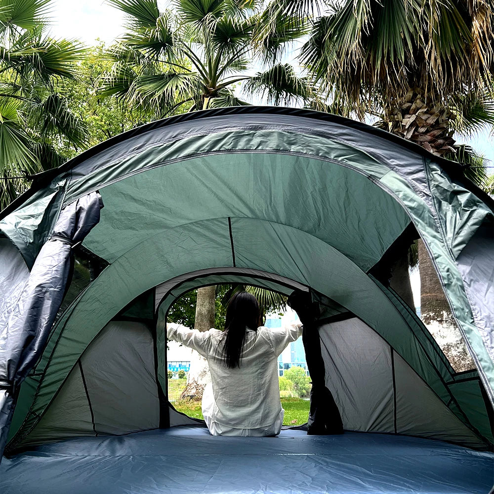 Spacious Waterproof Pop-Up Tent for 5-8 People | Quick Open Design