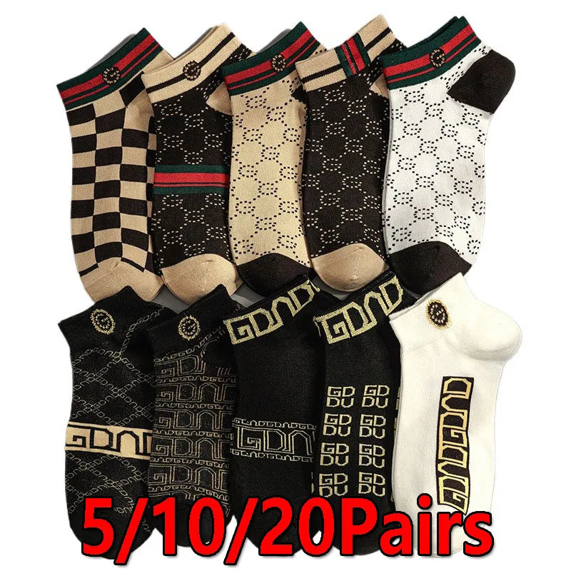 Men's Winter Ankle Socks | Breathable Low-Cut Fashion Socks