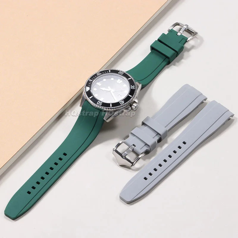 High Quality Silicone Watch Band | 20mm & 22mm Waterproof Straps