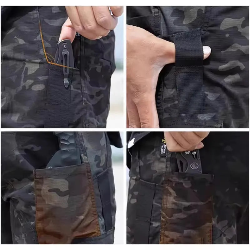 Waterproof Multi-pocket Cargo Pants for Men | Hiking & Casual Wear
