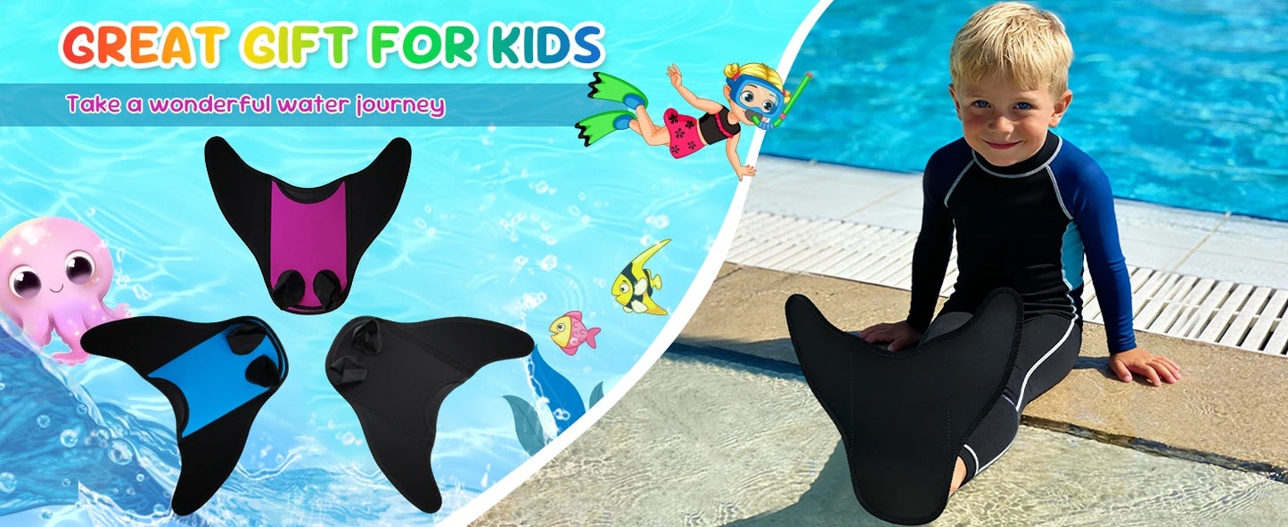 Children's Mermaid Swim Fins | Fun & Safe Pool Diving Gear