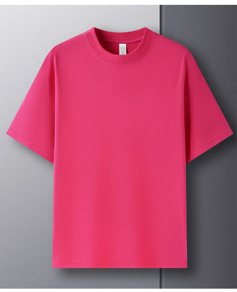 Men's Breathable Cotton Summer T-Shirt | Fashionable Short Sleeve Top