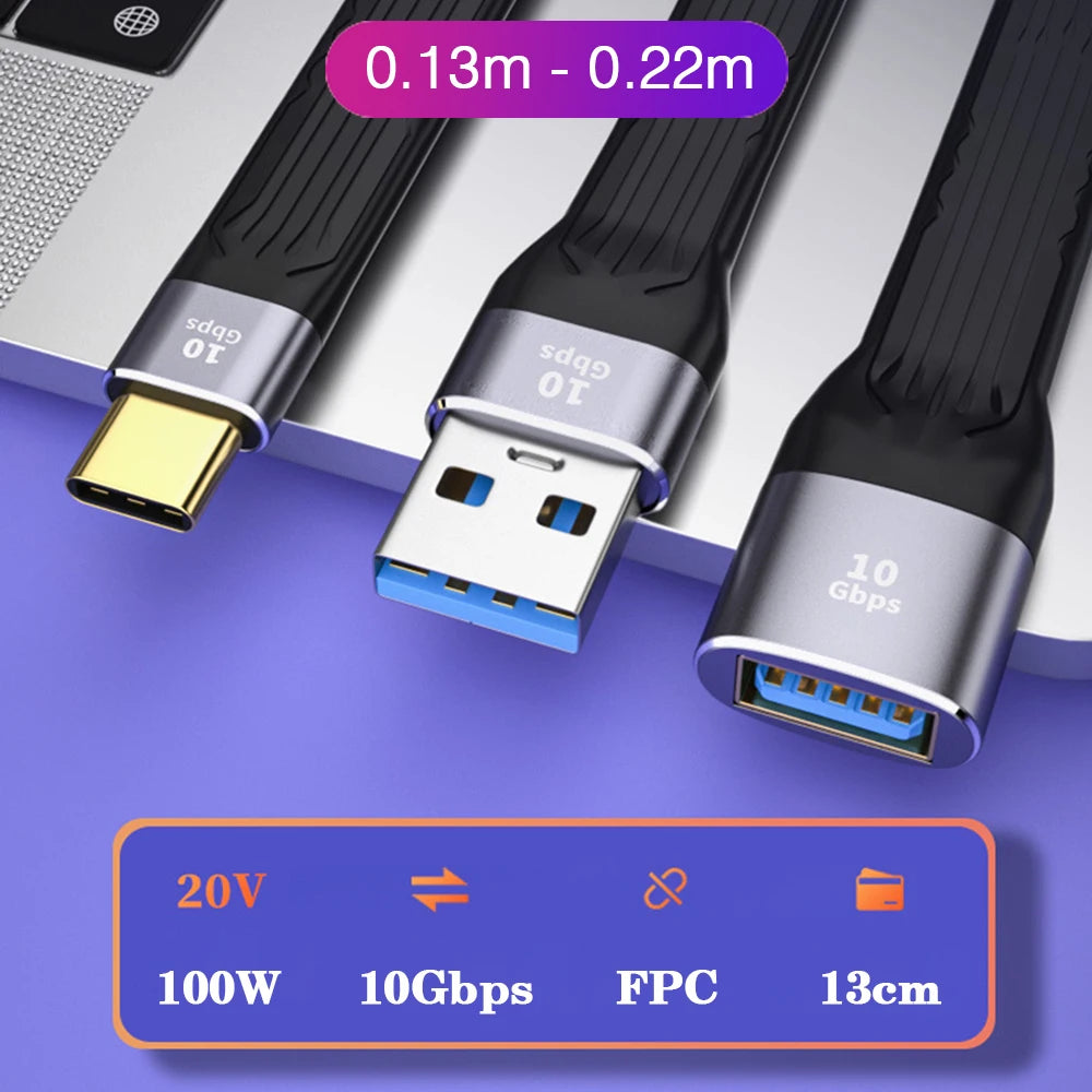 USB 3.1 10Gbps Data Transfer Cable | Fast Charging & High-Speed