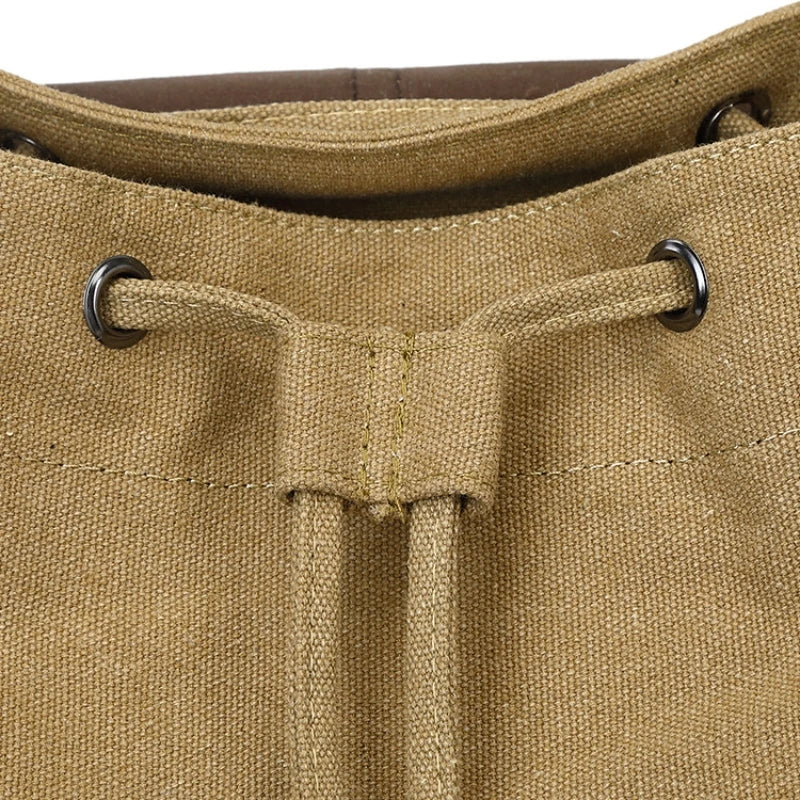 Vintage Canvas Backpack | Spacious Hiking & Travel Bag