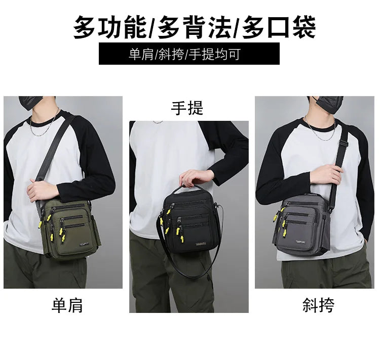 Bandolera de viaje multifuncional para hombre | Elegante y duradera
