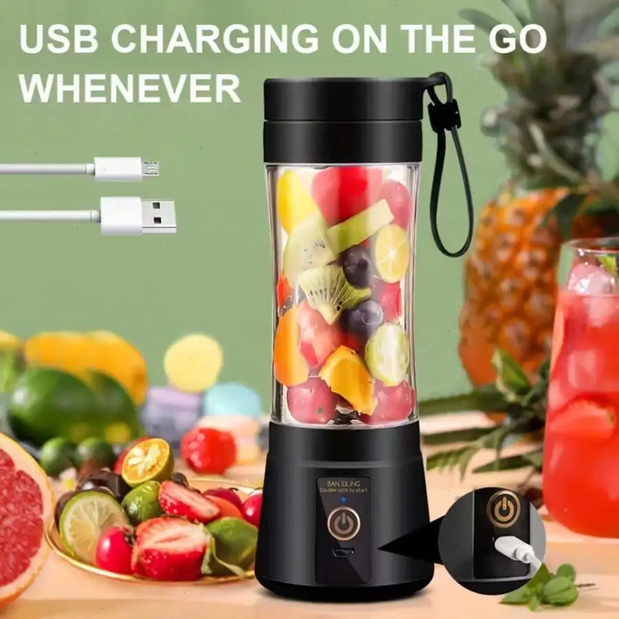 Portable USB Mini Blender | 3 Modes, Easy to Clean & Juice