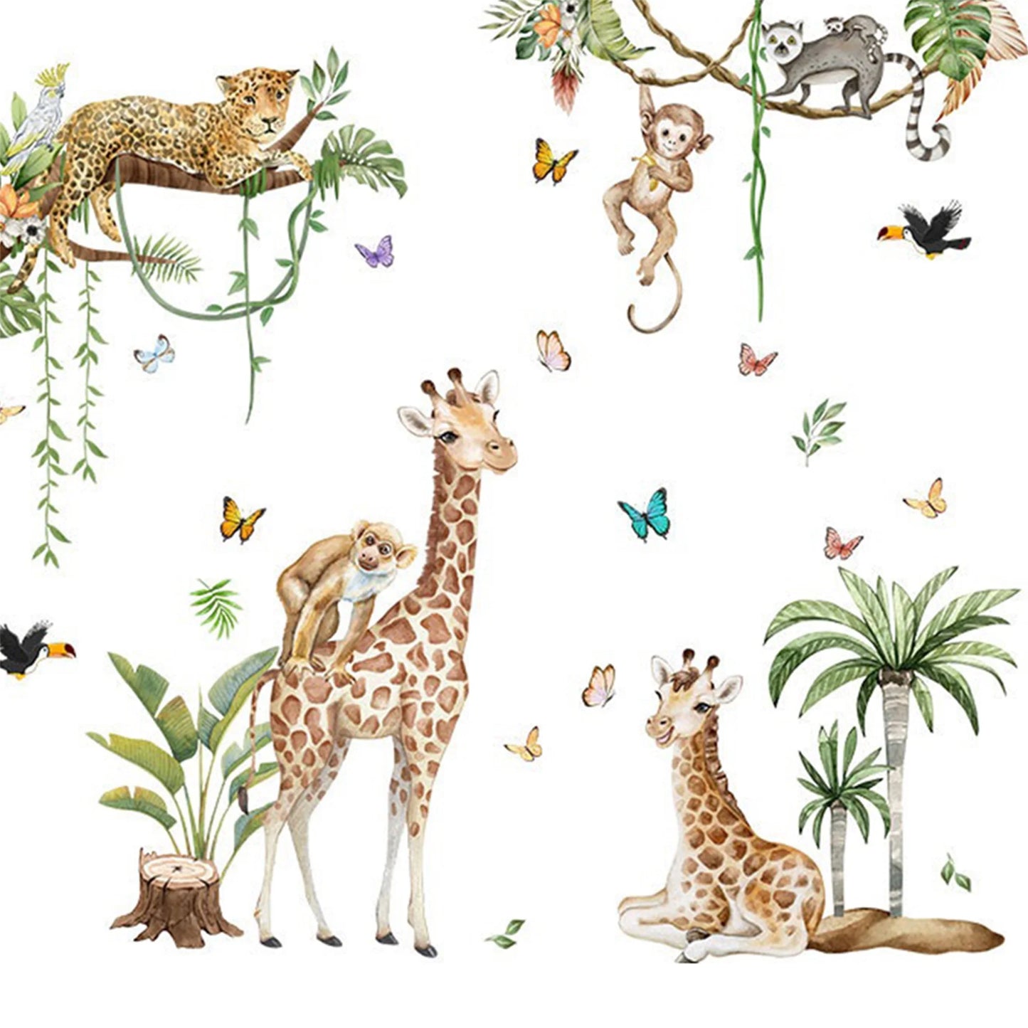Woodland Creatures Wall Decals | Adorable Kids Room Decor