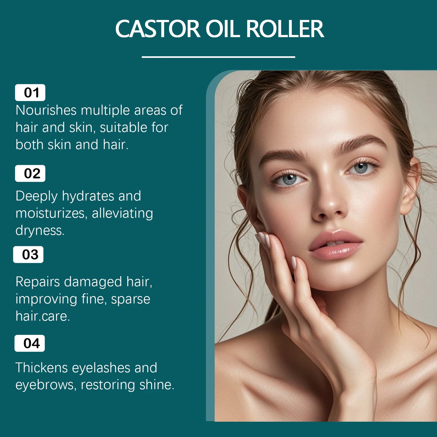 Natural Castor Oil for Hair & Skin | Deep Hydration & Growth
