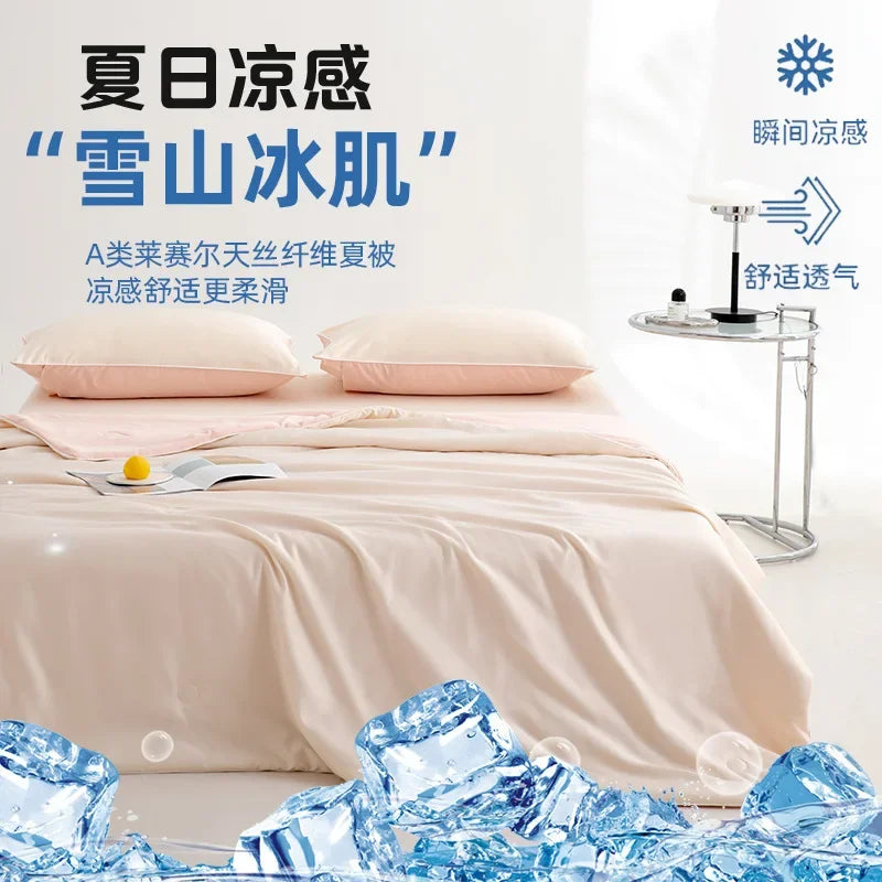 Light Luxury Lyocell Summer Quilt | Soft & Cool Comfort