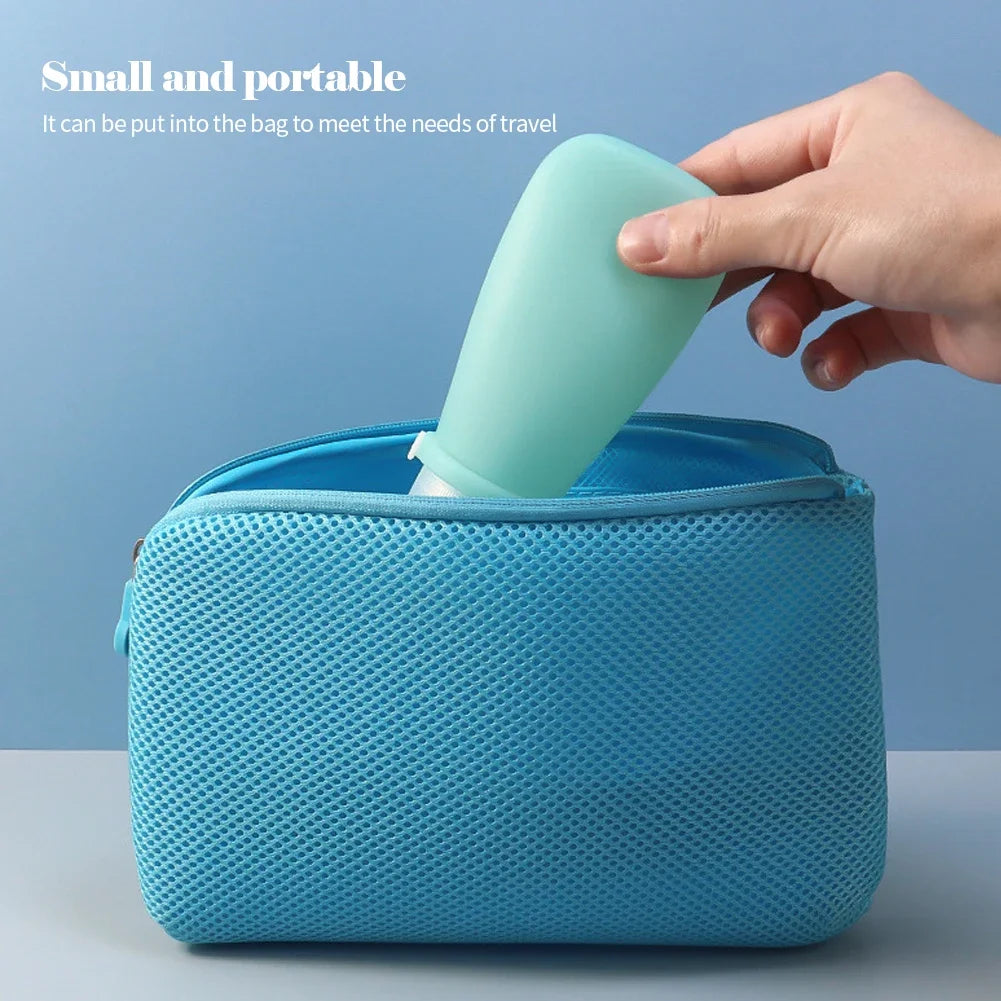 Silicone Travel Bottle Set | Leakproof Refillable Cosmetic Containers