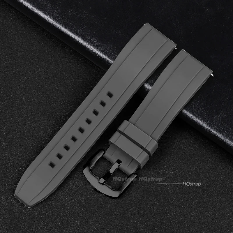 Quick Release Silicone Rubber Watch Strap | Soft Sports Watchband