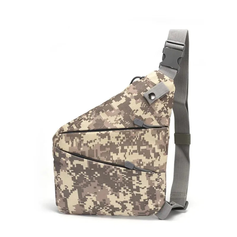 Men's Camouflage Tactical Chest Bag | Waterproof Crossbody Bag
