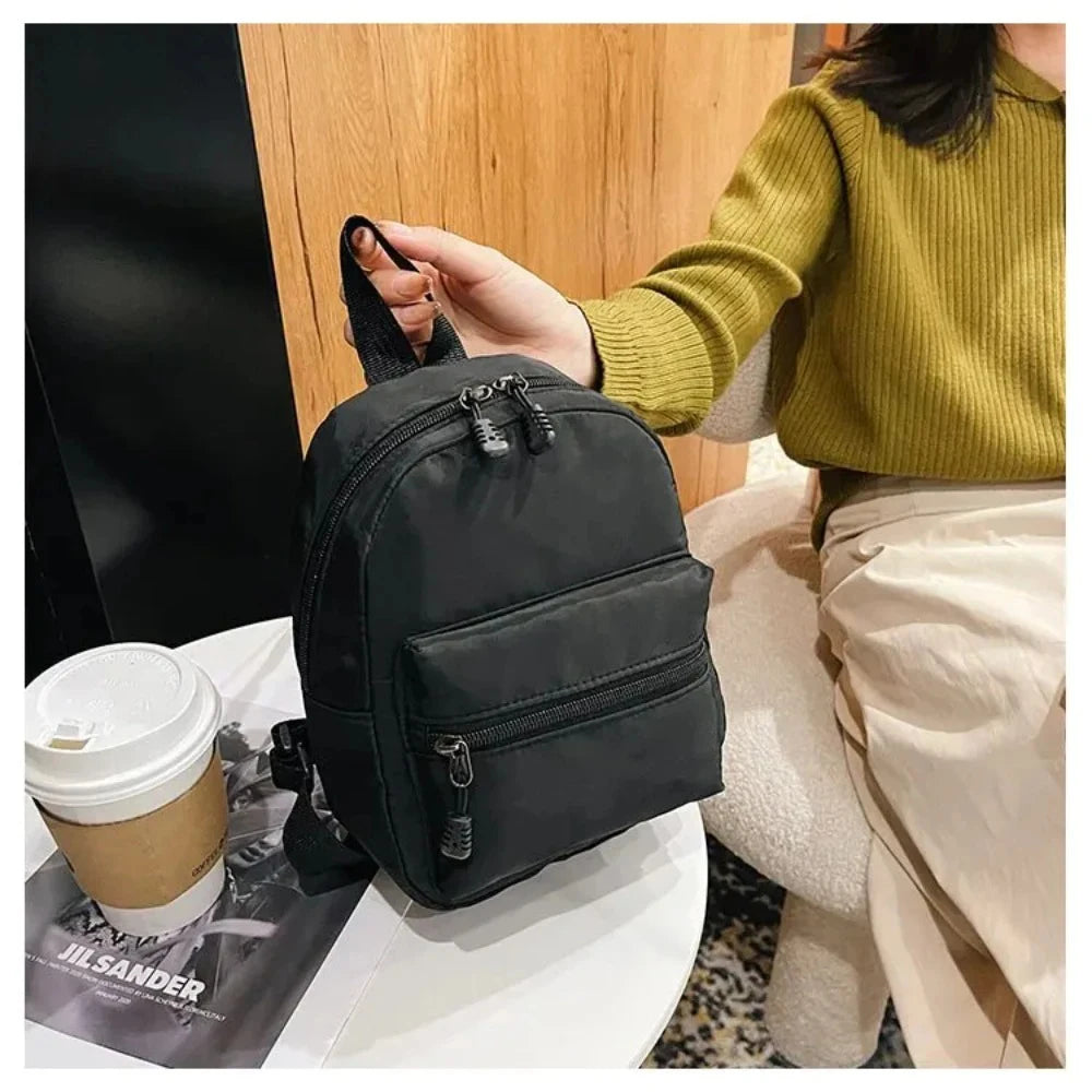 Stylish Women's Nylon Backpack | Versatile Casual Handbag