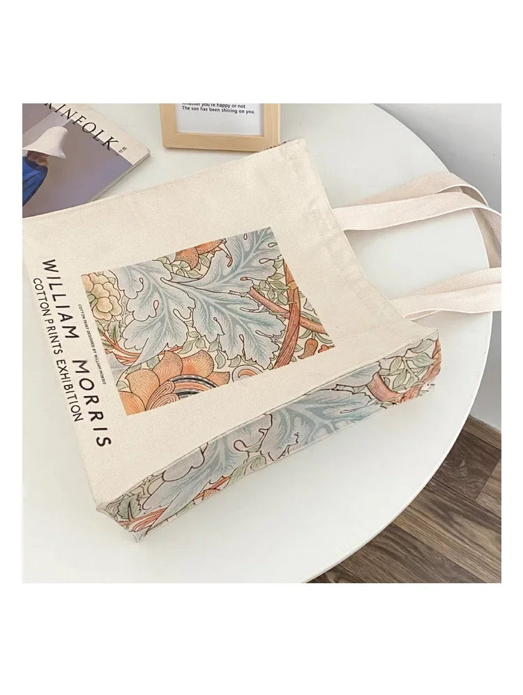 Vintage Canvas Shoulder Bag | Stylish Casual Tote for Women