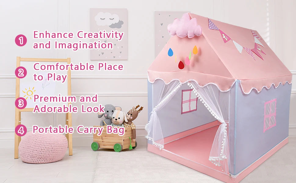 Children's Princess Castle Play Tent | Indoor Outdoor Fun
