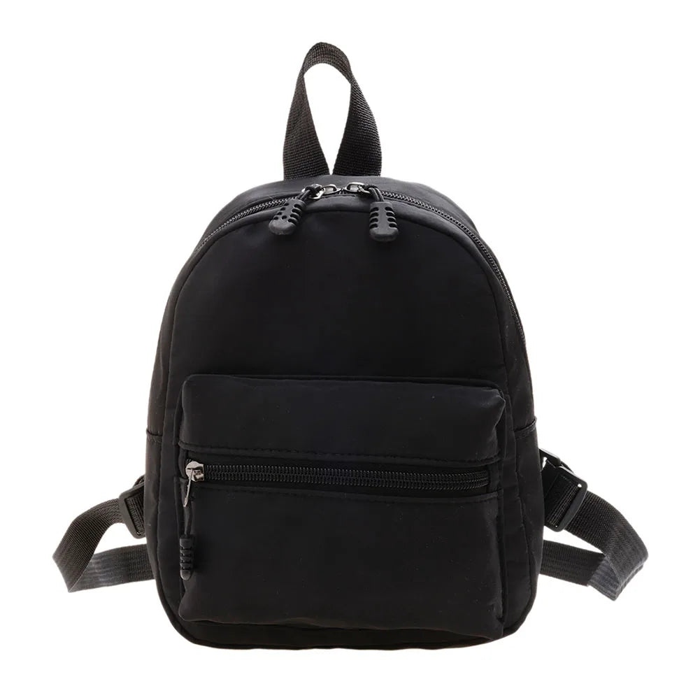 Stylish Solid Color Mini Backpack for Women | Casual Travel Rucksack