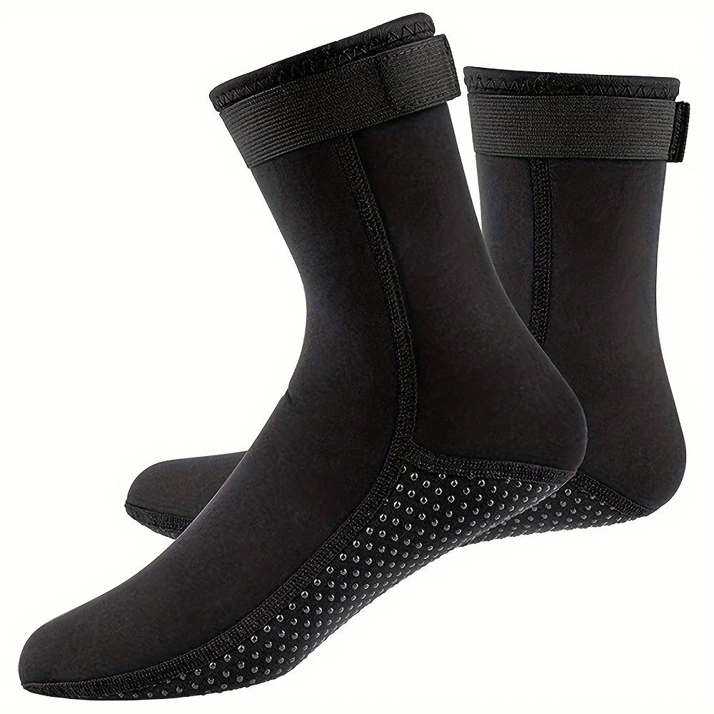 3mm Neoprene Diving Socks | Warm Non-Slip Surf & Swim Shoes