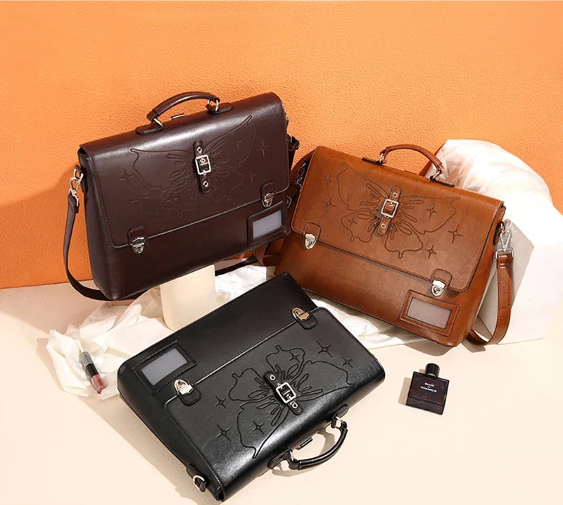 Stylish Cowhide Women's Backpack | Large Capacity Leather Bag