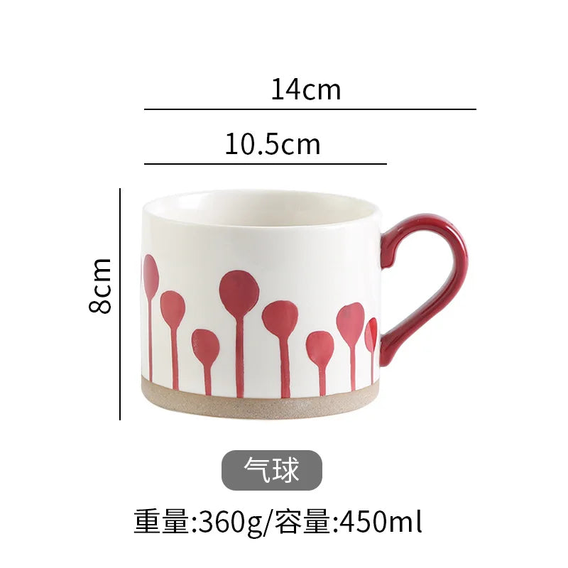 Taza de café de cerámica estilo japonés | Vajilla elegante para todos