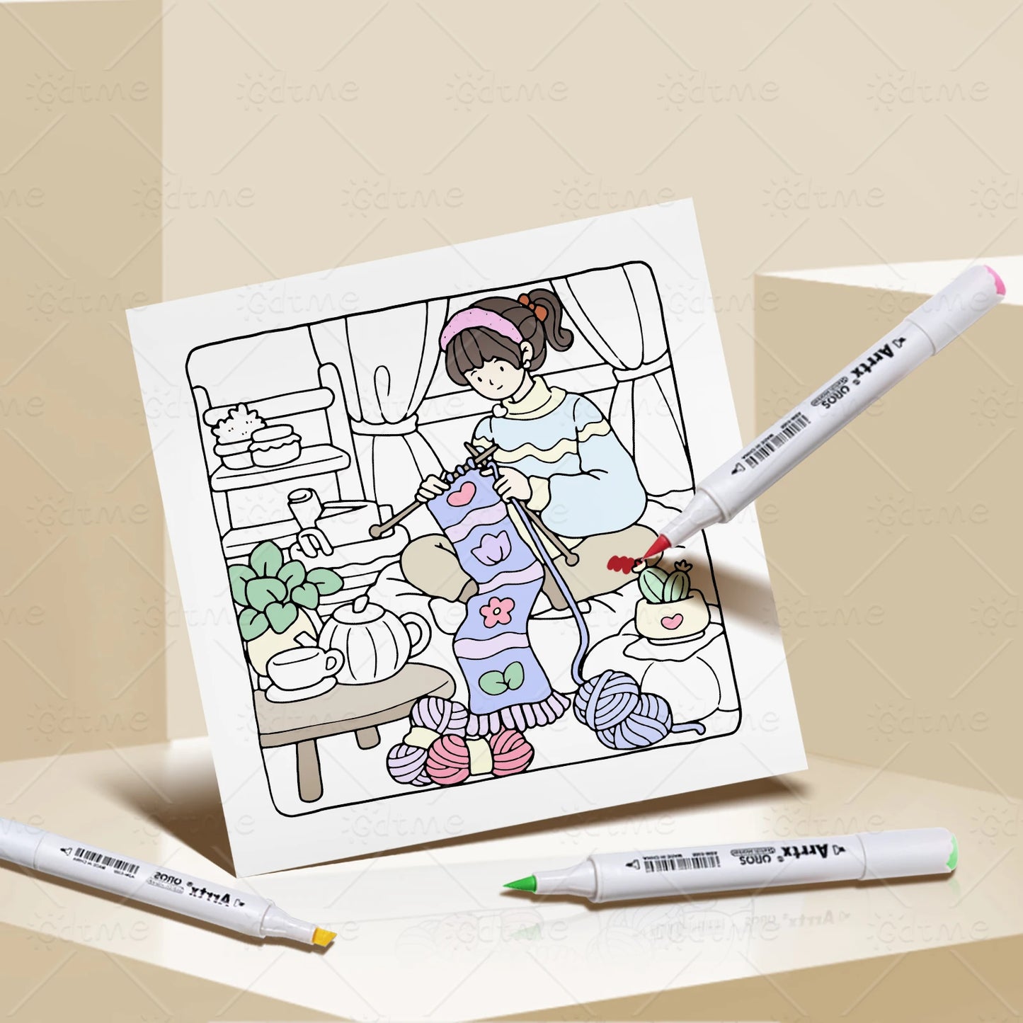 Adult Coloring Book for Relaxation | Cozy Season Designs