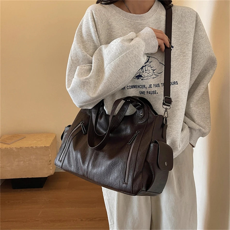 Stylish Large Capacity Shoulder Handbag | Versatile Tote Bag for Women