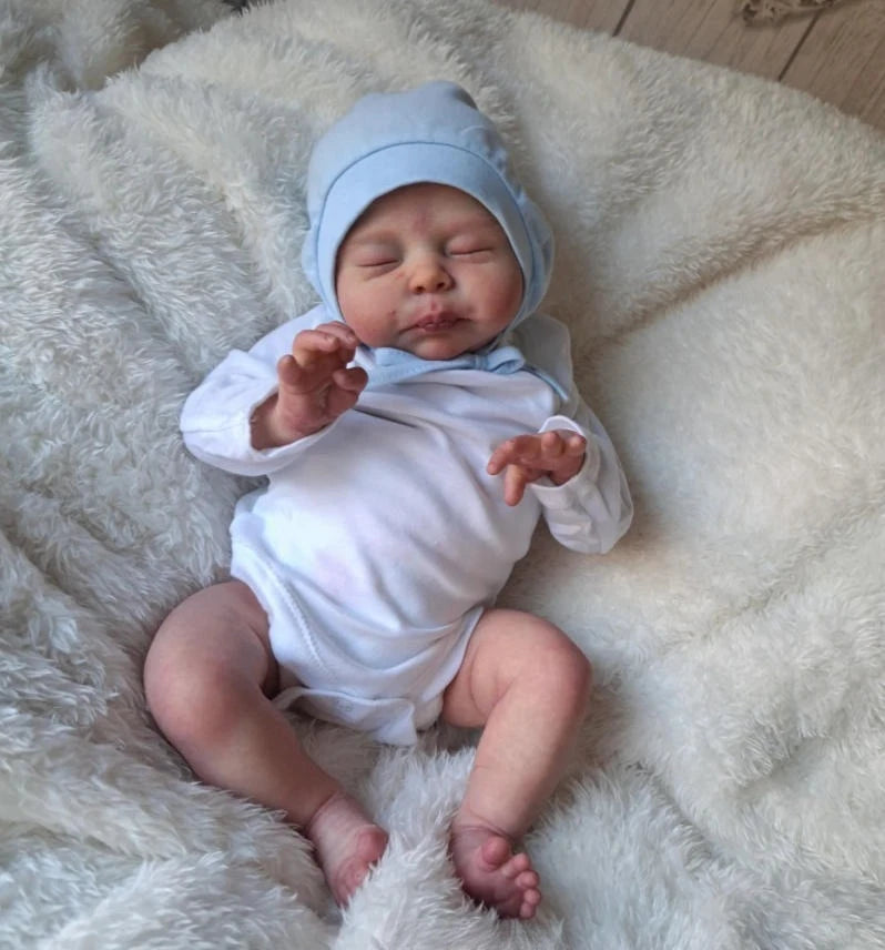 19-Inch Reborn Doll Kit | DIY Doll Parts with 3D Painted Skin