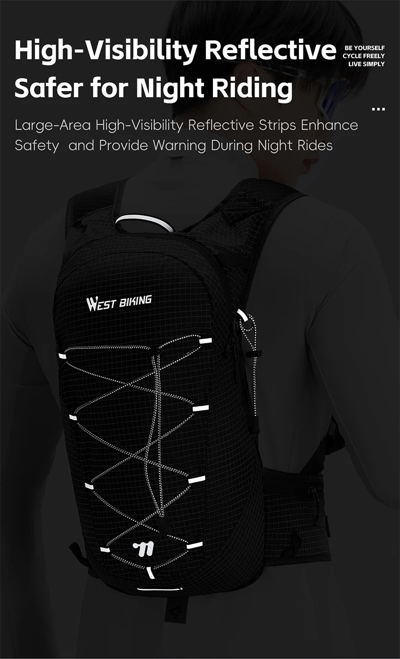 Mochila de hidratación ligera | Ideal para senderismo y ciclismo