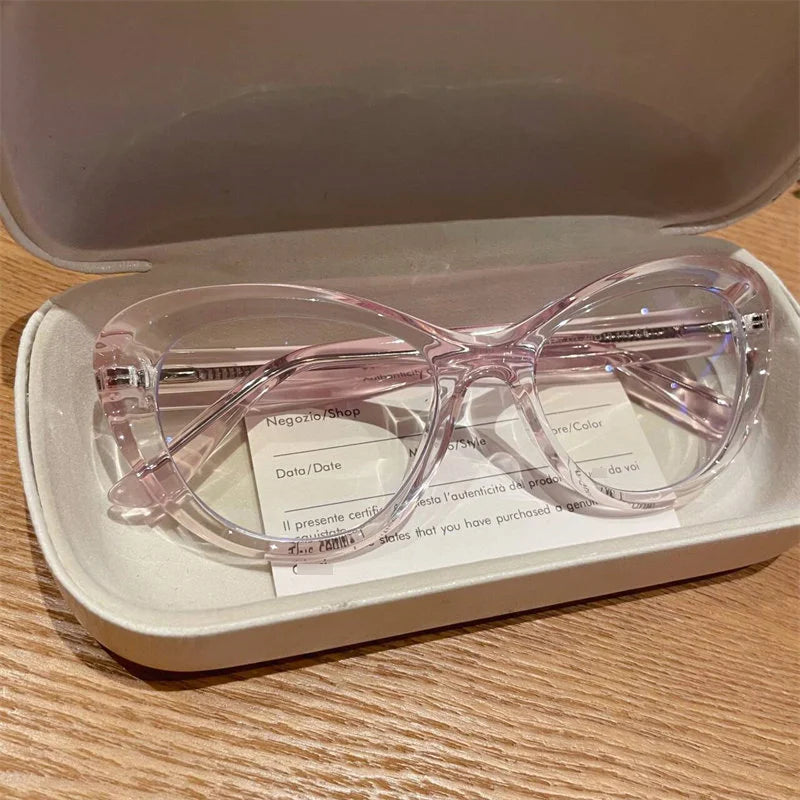 Trendy Women's Cat Eye Blue Light Blocking Reading Glasses