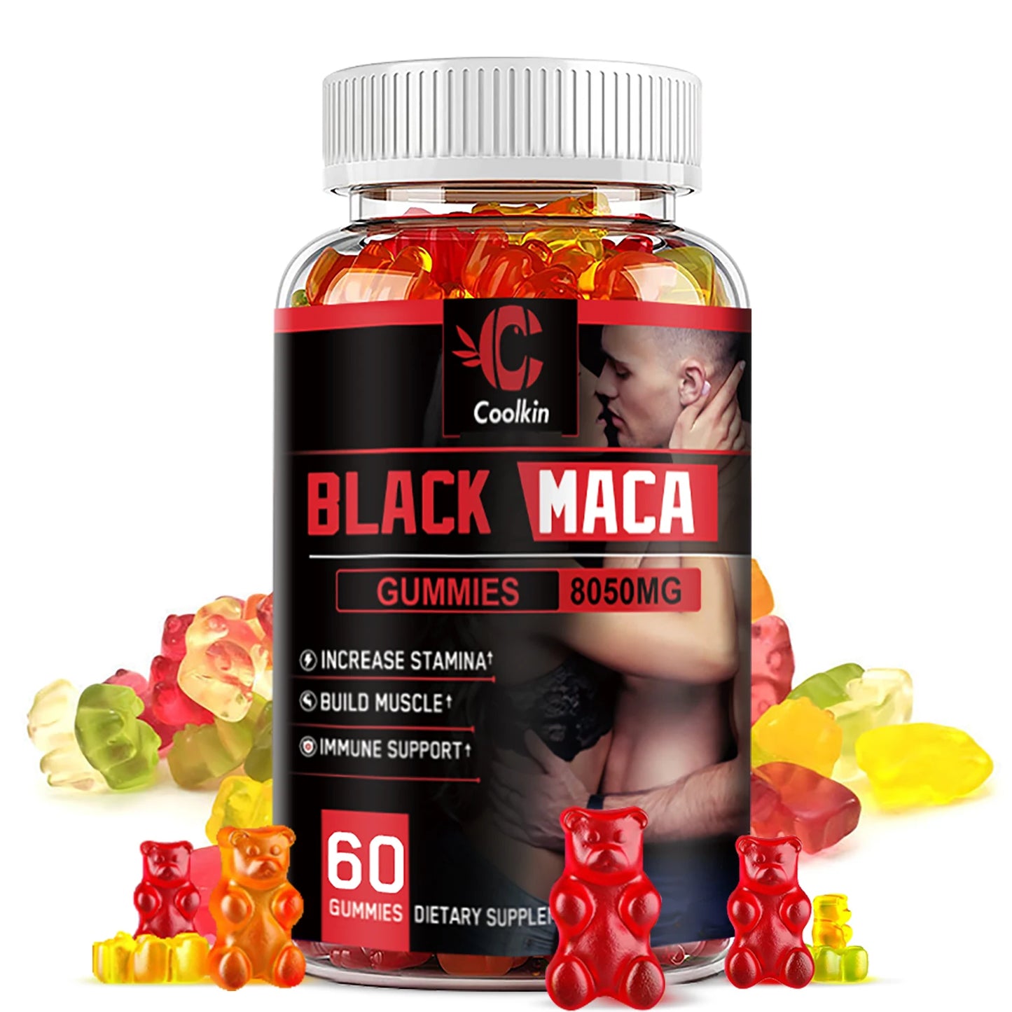 Black Maca Gummies - Performance, Mood & Energy Support Supplement