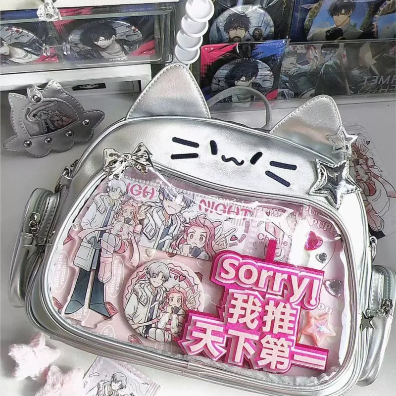 Cute Solid Black Ita Bag | Stylish Women's Everyday Backpack