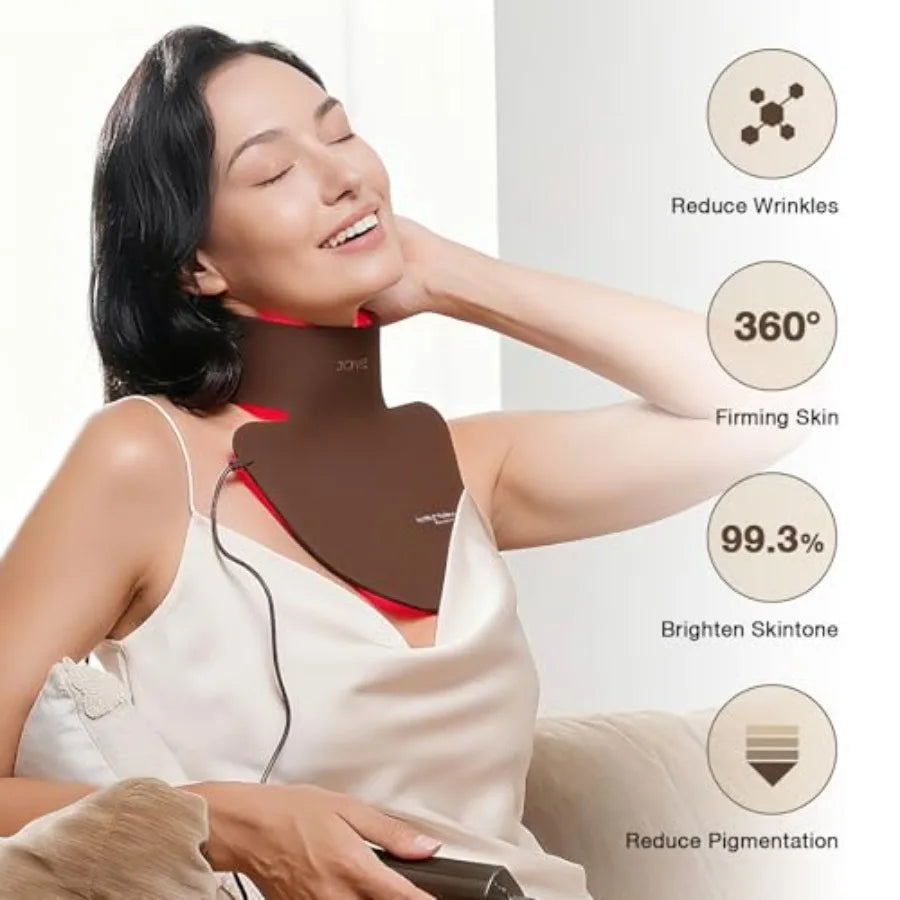 Red Light Therapy Mask for Neck and Chest | Anti-Aging Device