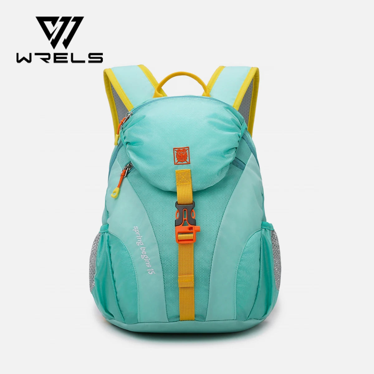 WRELS Outdoor Mountaineering Backpack Large Capacity Sports Backpack Waterproof Folding Schoolbag Ultra-light Cycling Traveling
