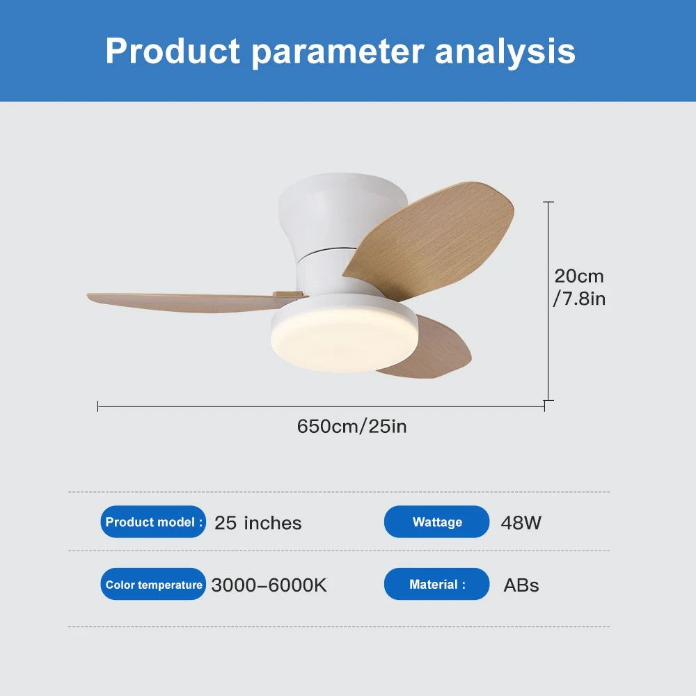 Modern Minimalist Ceiling Fan Lights for Every Room