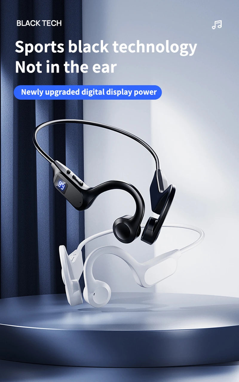 Bone Conduction Wireless Earphones for Sports | Swim & Run Hands-Free