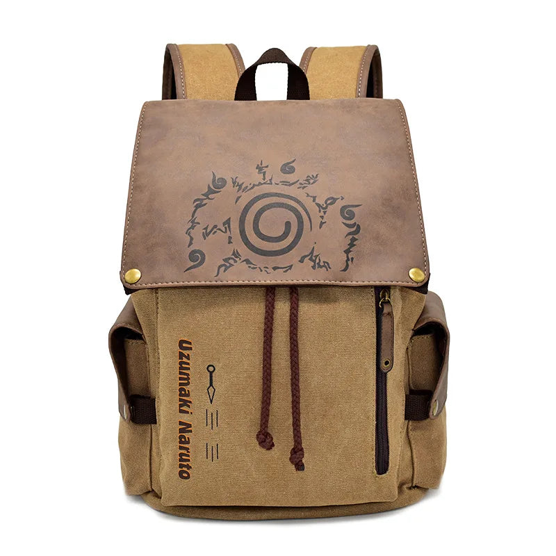Large Capacity Cartoon Anime Canvas Backpack | Perfect for Fans