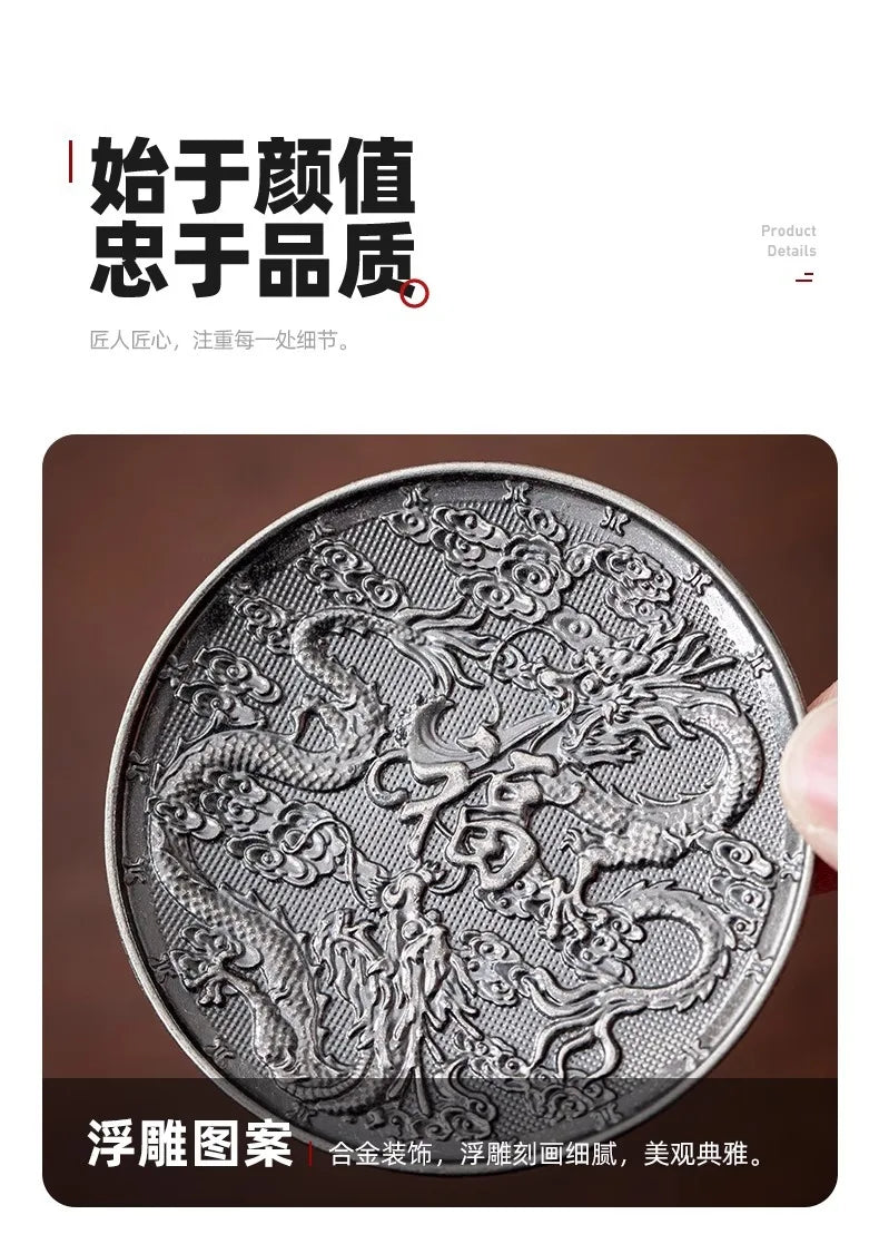 Zen Antique Coasters | Elegant Heat Insulation Tea Accessories