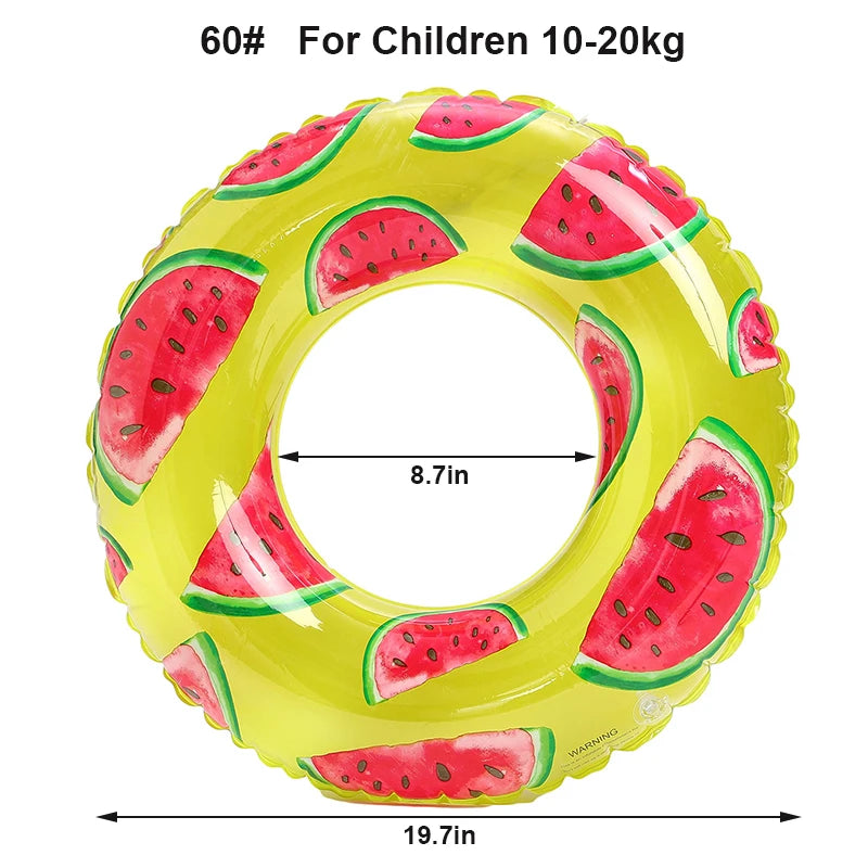 Watermelon Swim Tube | Fun Inflatable Pool Float for Summer